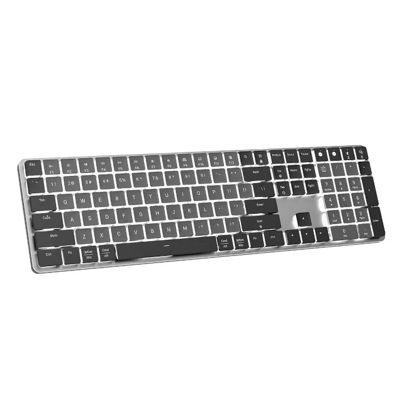 Bluetooth three-mode ultra-thin low-axis keycap low-noise mechanical keyboard, Bluetooth keyboard