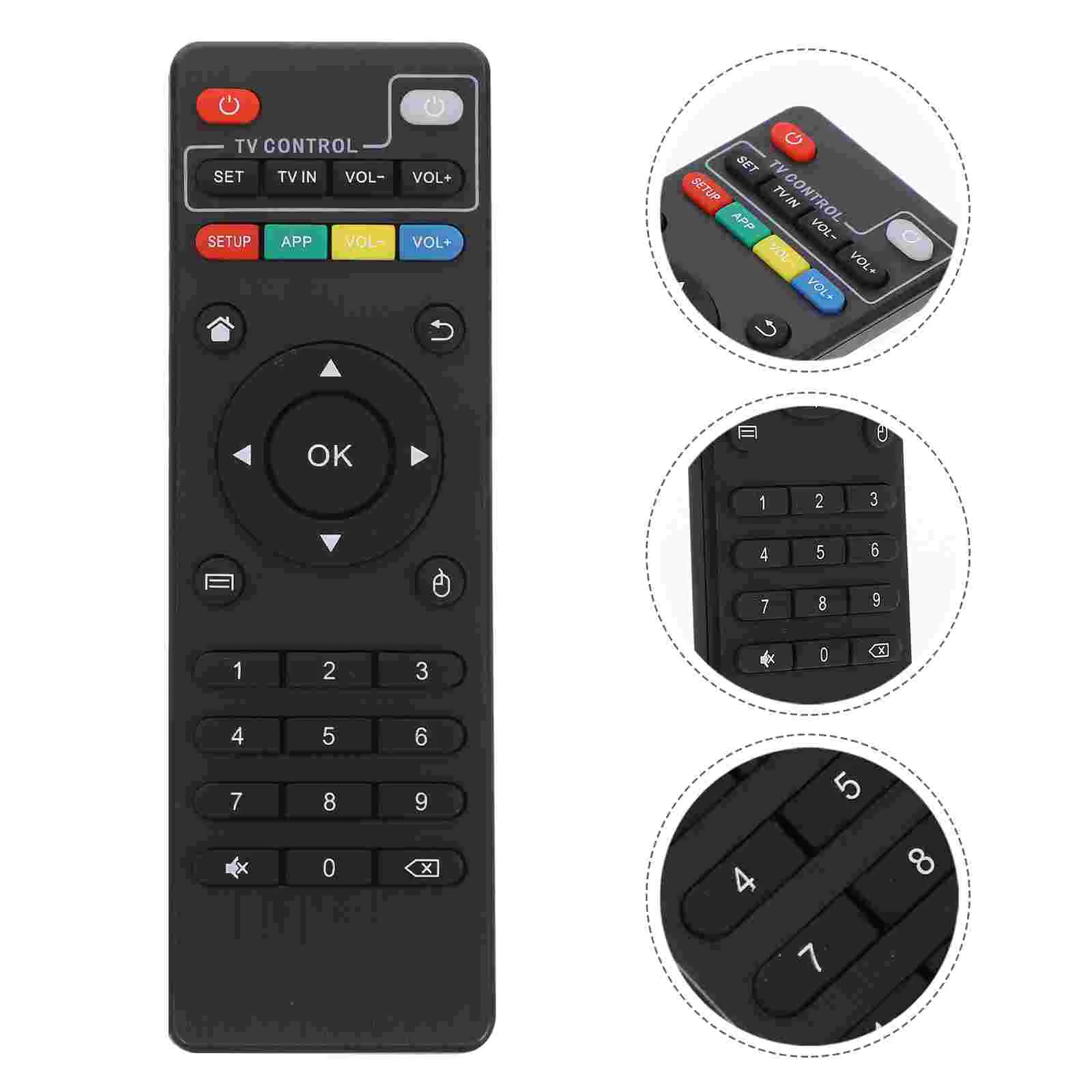 Television Universal Remote Portable Control for Transmission Distance Low Consumption Controller ABS