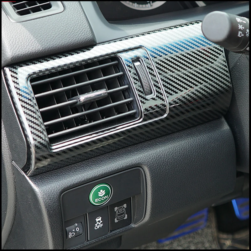 

For Honda Accord 2013-2016 9th Interior Instrument Vent Center Control Panel Cover Trim Moulding Car Styling Auto Accessories