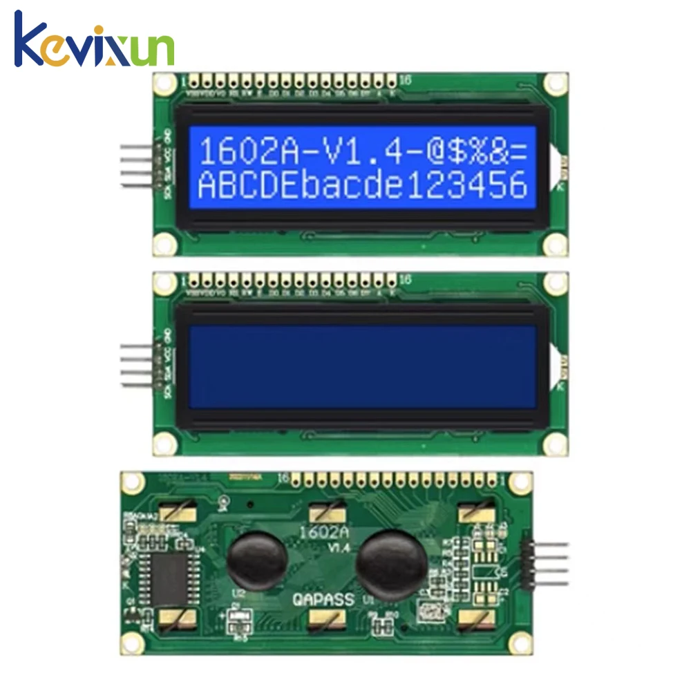 LCD1602+I2C 1602A/V1.4 Blue screen Character LCD / IIC/I2C Serial Interface Adapter Module For Arduino