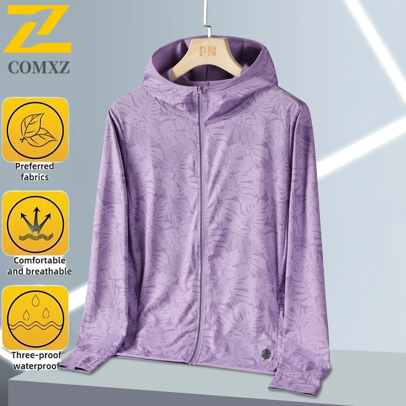 سترة صيفية ممتازة للحماية من الأشعة فوق البنفسجية من الحرير الجليدي بعامل حماية من الأشعة فوق البنفسجية 50+ - معطف جلد خفيف الوزن للغاية وسريع الجفاف للأنشطة الخارجية لصيد الأسماك 2025 #6