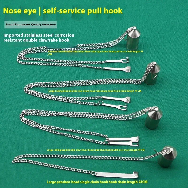 Nose integrated self-service rake type double claw nose hook steel ingot hook