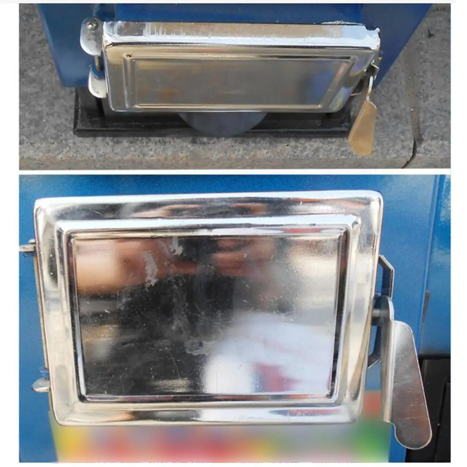 

Stove Door Handle Parts Easy to Install Iron Heating Furnace Accessory