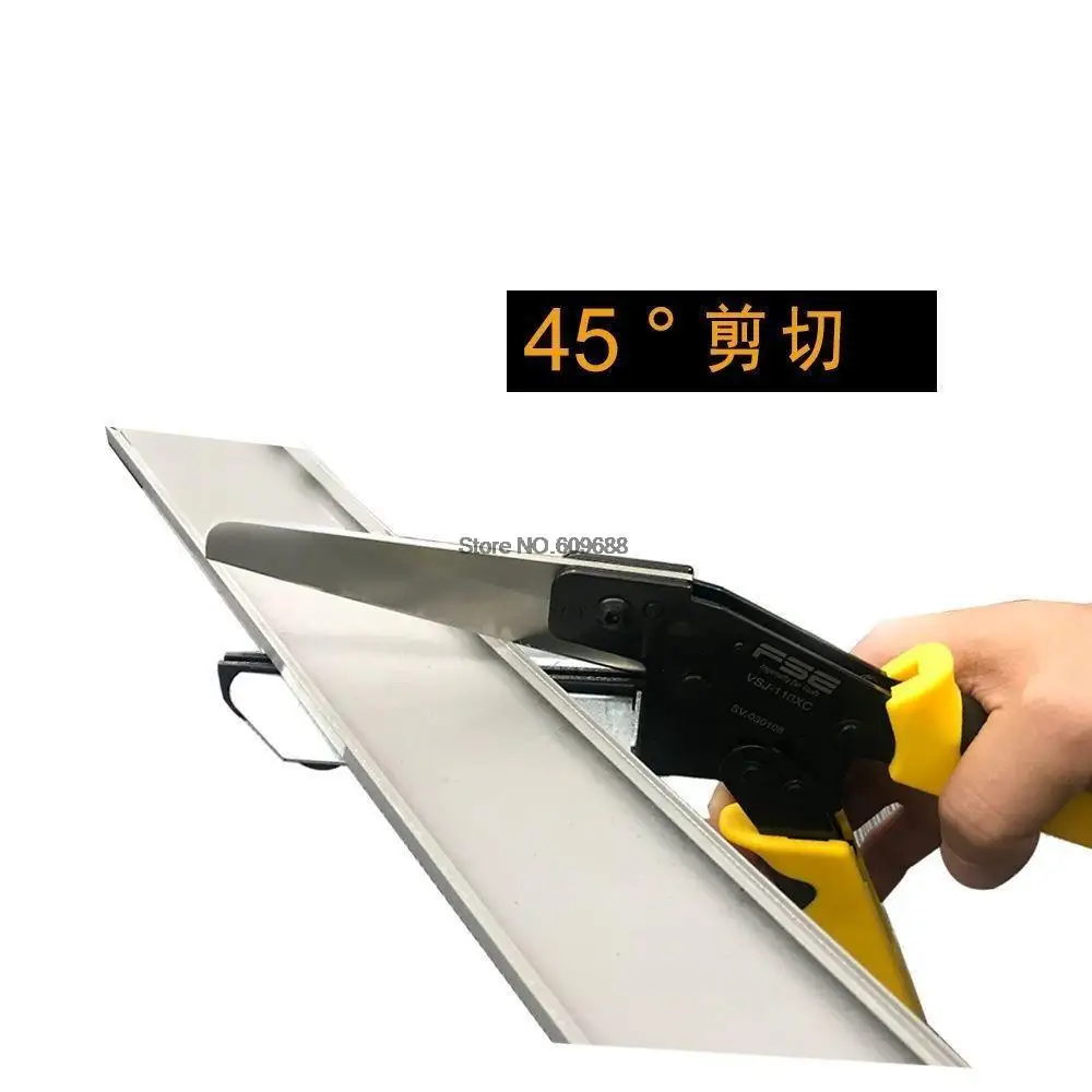 45 90 Degree Trunking Scissor Multi Angle Mitre Wire Duct Cutter PVC PE PPR Plastic Pipe Cutting Trim Cutter VSJ-110XC Pliers