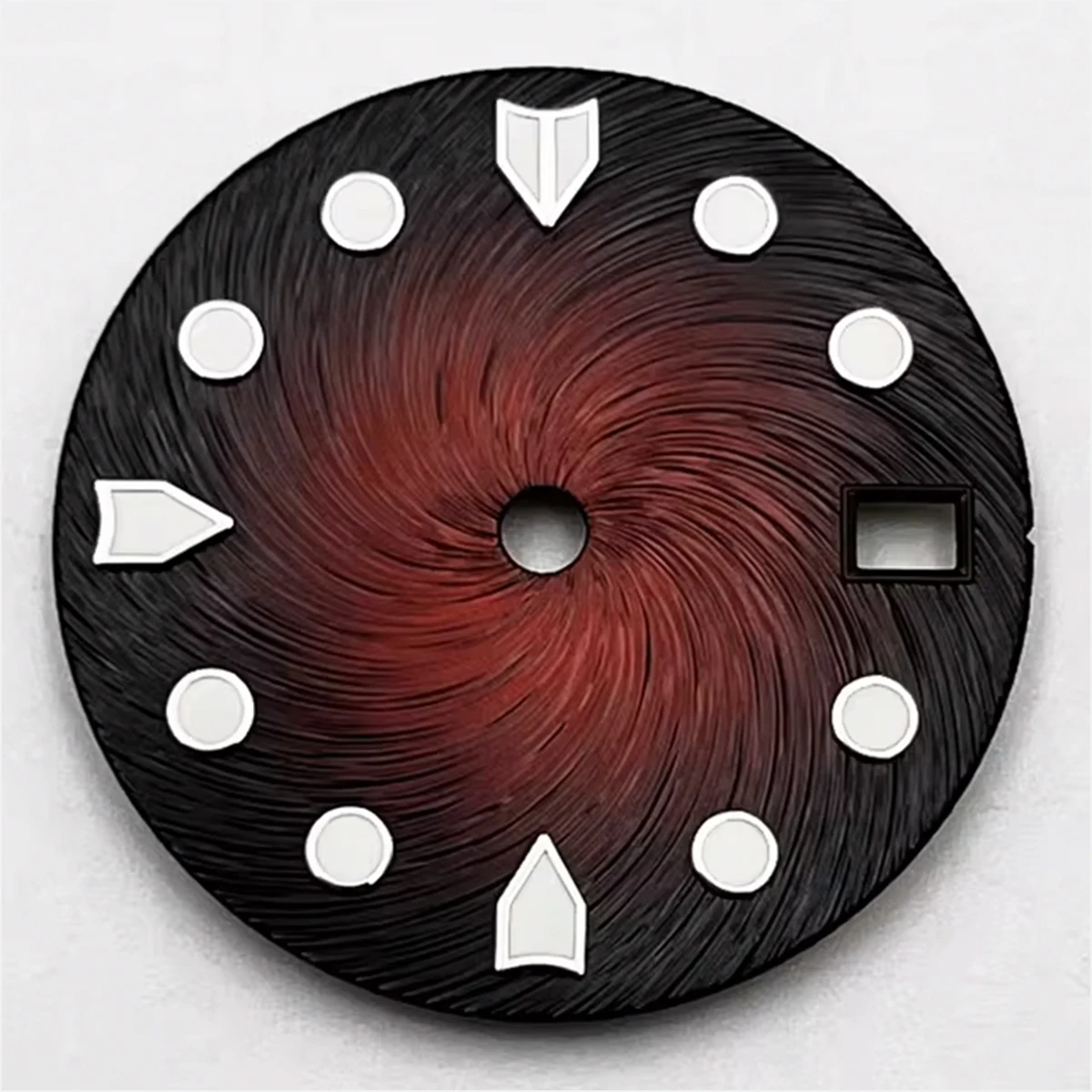 28.5mm Watch Dial For NH35 NH35A Movement Green Luminous Coloured Gradient Dial Fit 3 O'Clock Crown 3.8 O'Clock Crown