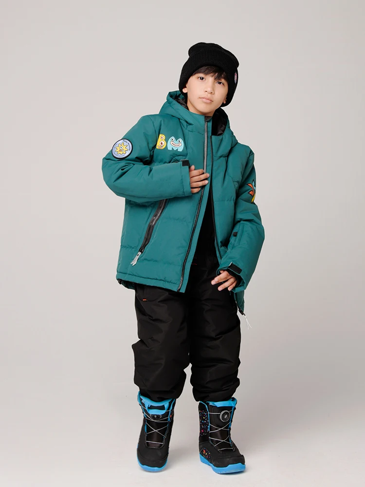 LDSKI-Impermeável Ski Jacket for Kids, Hoodie infantil, Fato de neve, Respirável, Quente, Windproof, Outdoor Sports Tops, Snowboard, Meninos, Meninas, Crianças