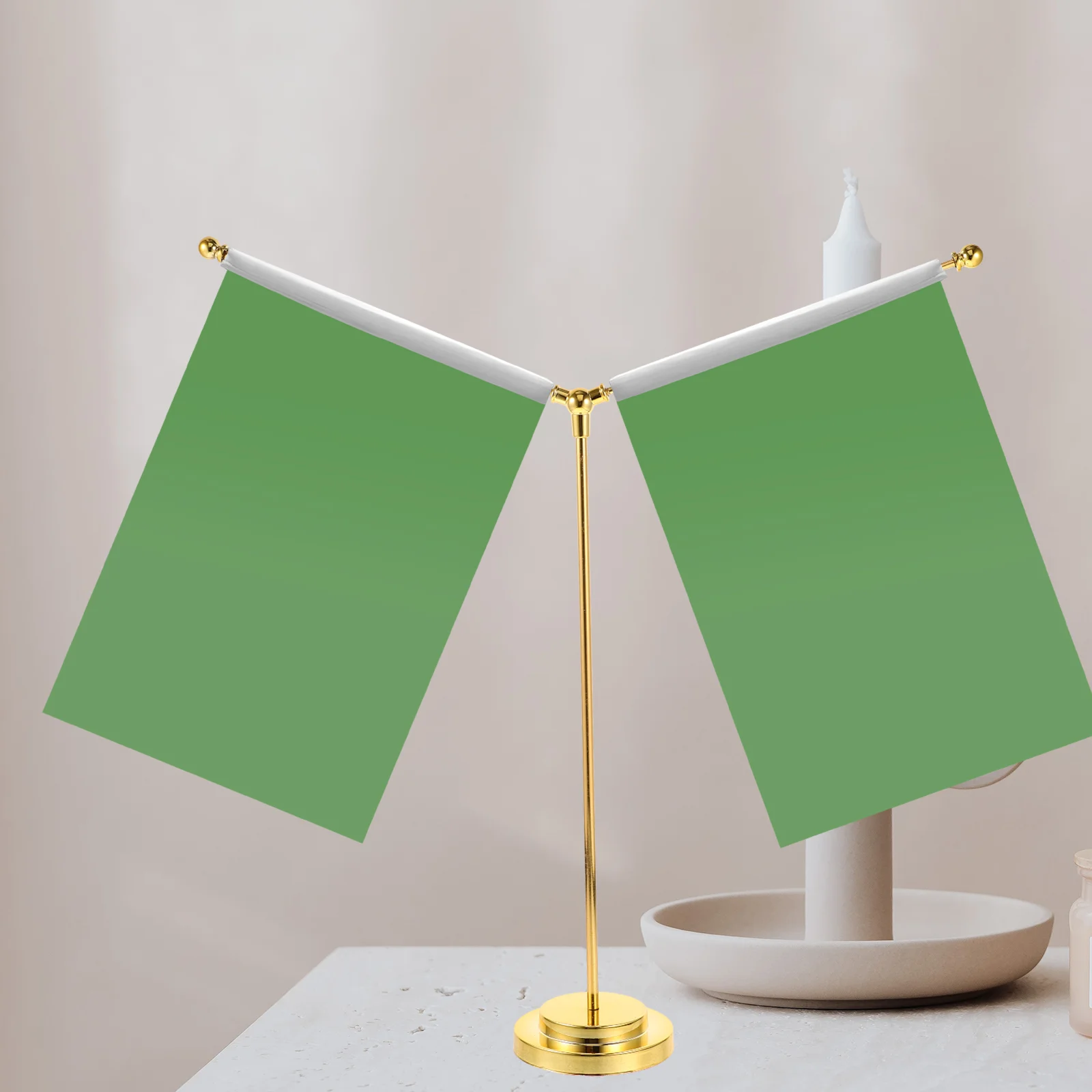 Flag Stand Base Flagpole Desk Desktop Party Decor Display Metal Bracket Vehicle Frames Pascua Para Fiesta