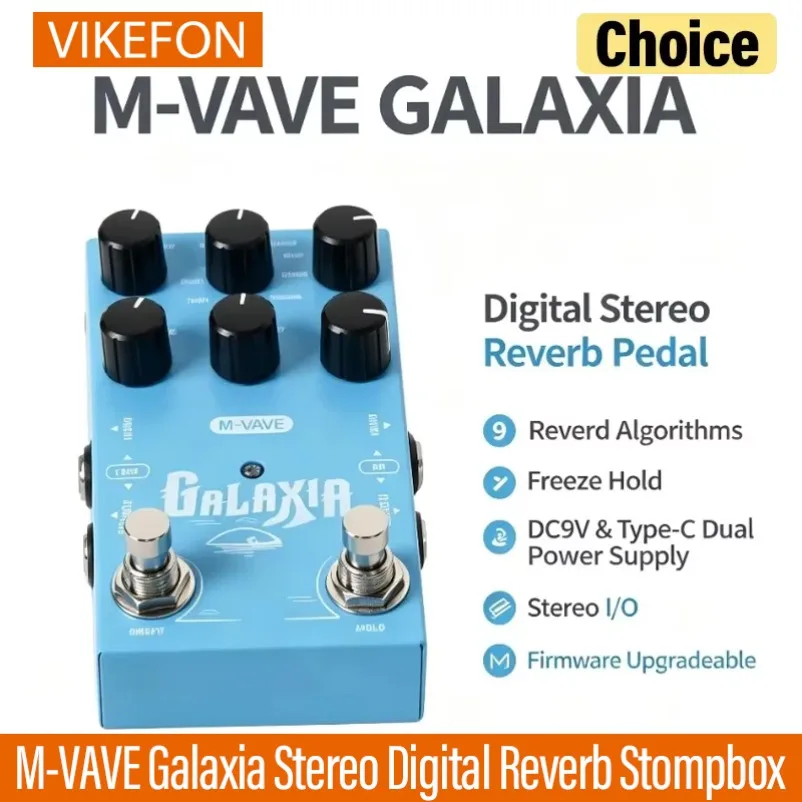 ambient-shimmer-m-vave-galaxia-reverb-pedal-9-stereo-digital-reverb-modes-with-freeze-true-stereo-i-o-usb-c-power-for-guitar