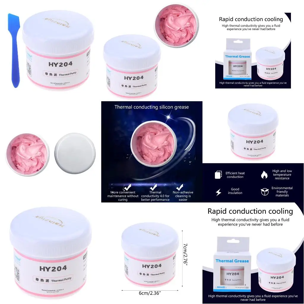 

Hotsale Thermal Putty 4W/M-K High Performance Heat Blocking Putty For VGA GPU IC Processor Rapid Cooling