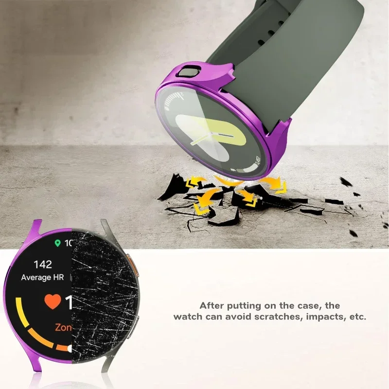 TPU Case for Samsung Galaxy Watch 7-6-5-4-FE 40mm 44mm Full Protection Cover Silicone Bumper Screen Protector watch Accessories image 5