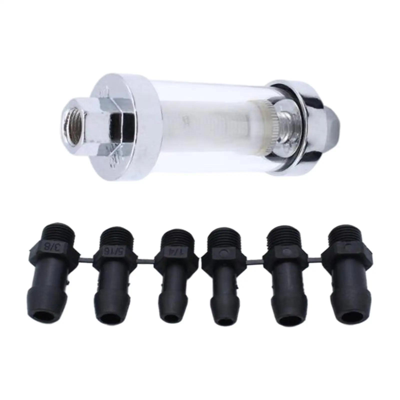 Viewable Inline Fuel Filters 3/8