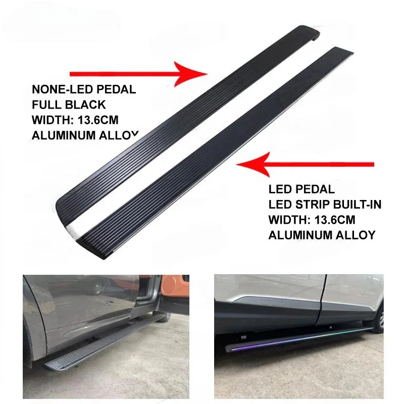 Electric Running Boards, Aluminum Alloy, Automatic Side Step for Ineos Grenadier 2022 2023 2024, Foldable Deployable Foot Bars