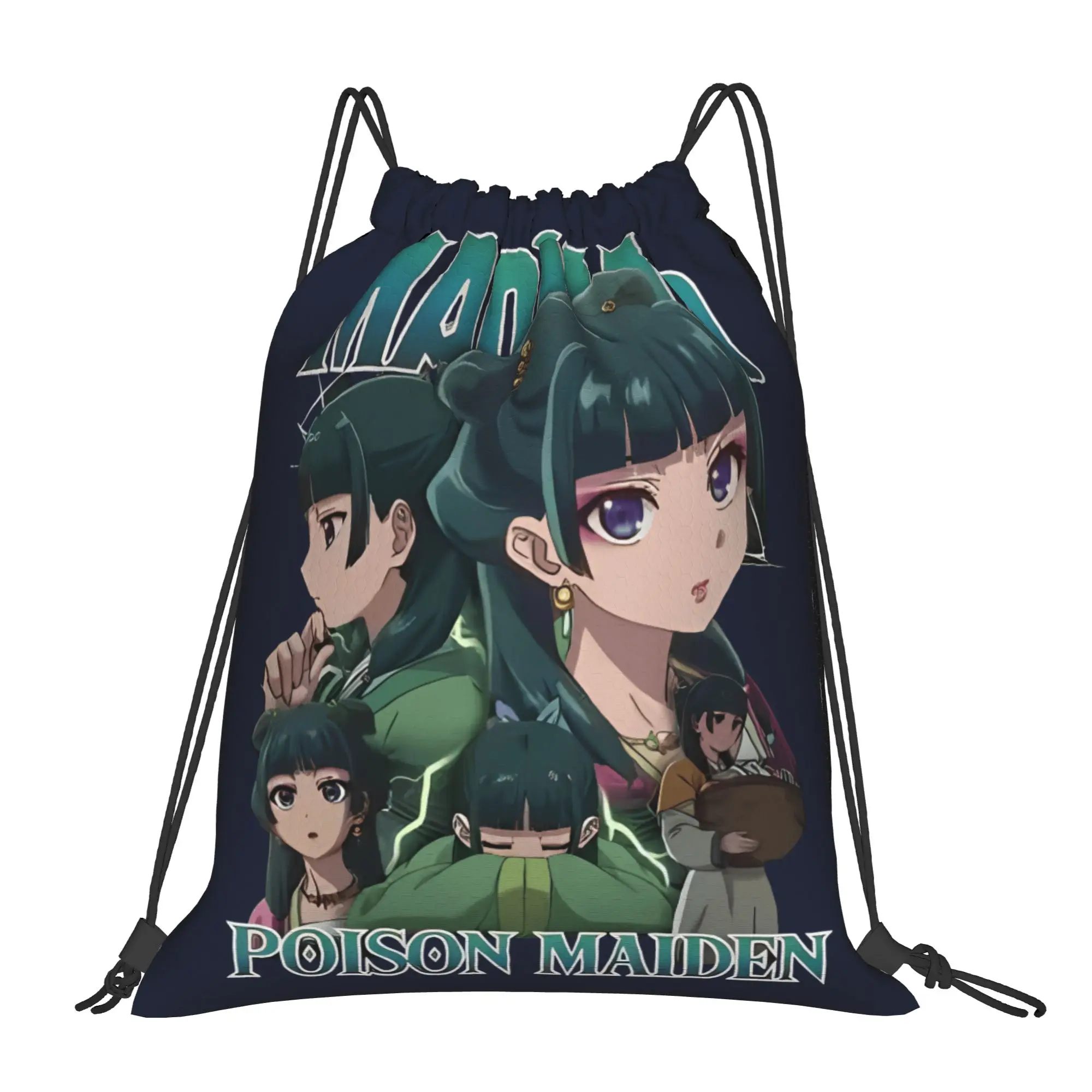 Cartoon Maomao Backpacks  Waterproof Couple Sports Yoga Design Sackpack String Bags