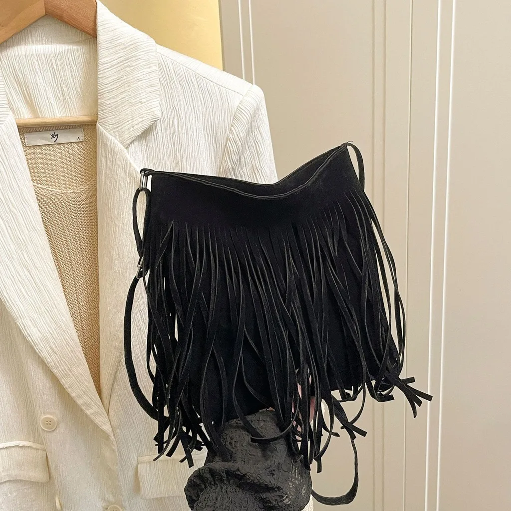 Women'S Handbag Lightweight Casual Handbag Multi Way Handbag Faux Suede Single Shoulder Bag For Winter Styling Daily Commuting