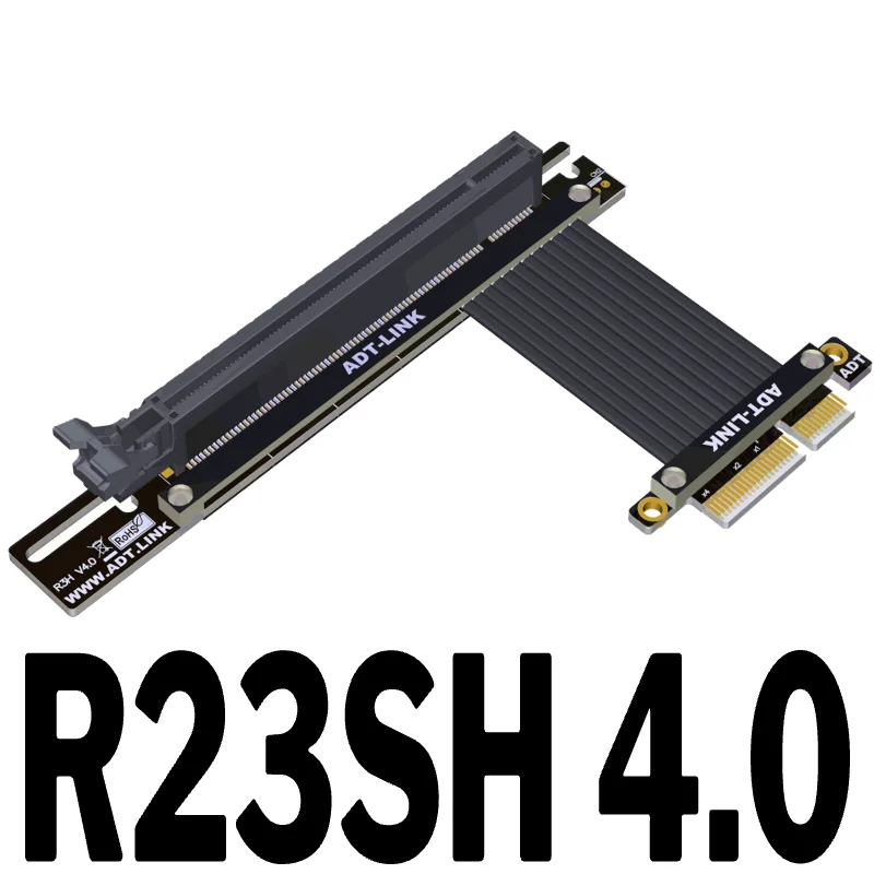 رافع PCIE للكابل المزدوج ، الشريطي ، السرعة الكاملة ، PCI Express ، كابل شريطي 16x إلى 4x ، RTX extensio ، Gen4.0 ، PCIE ، 90 درجة GPU