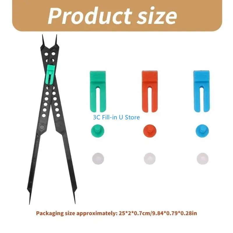 G8TA Proportional -Trenner Zeichnen von Messcontainer Tool 10 Multifunktionaler Kompass -Herrscher für Künstler, Studenten,