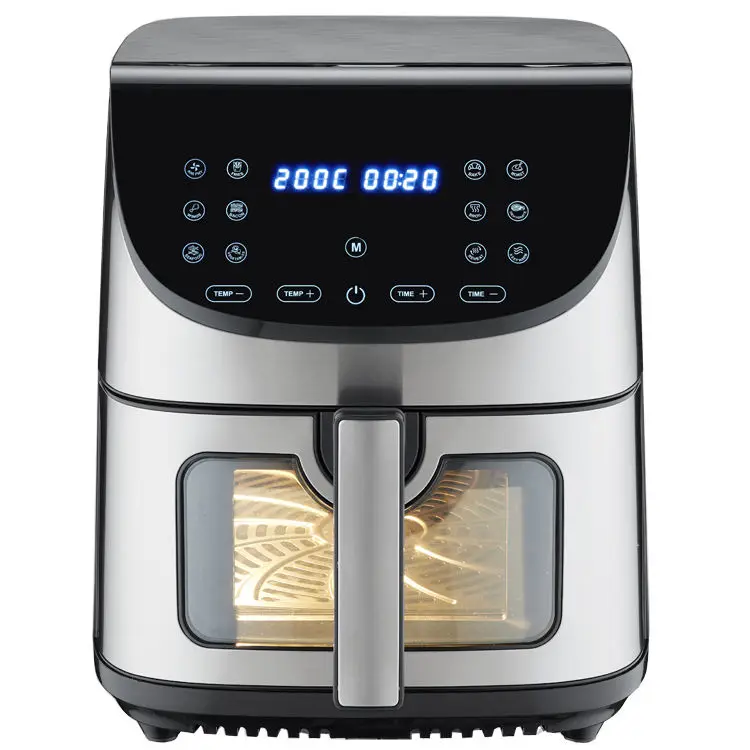2026 New Model Multi-functionalNew Trending Air Fryer Oil Free 8L 6.5L 1700W Digital Air Fryer With Visible Window