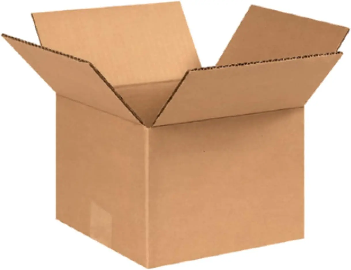 

100 Pack 8x8x6 Corrugated Cardboard Boxes for Secure Shipping and Moving