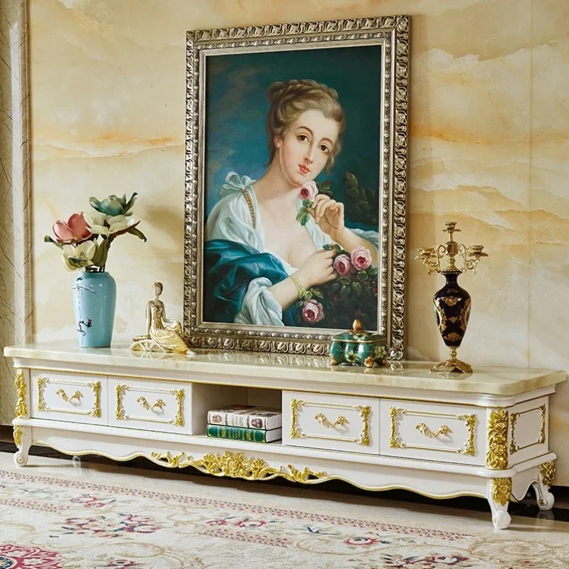 Modern Cabinet Entertainment Center Meuble Tv Suspendu Mural Living Room Furniture Luxury White Tv Cabinet Wood Storage Standing