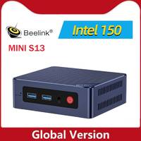 Beelink Mini S13 Intel Processor Twin Lake-N150 Mini PC 16G 500G 3200Mhz DDR4 SATA3 SSD Desktop Computer VS Mini S12 Pro N100