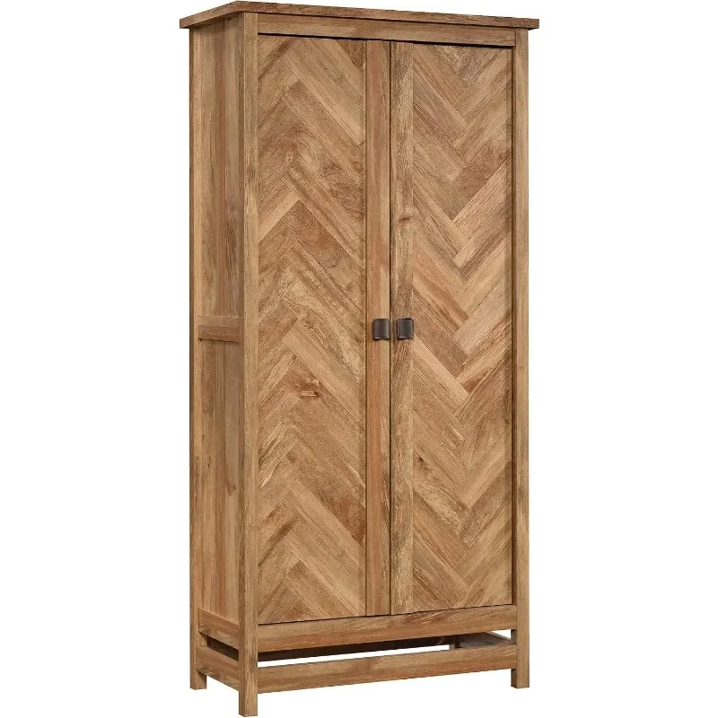 Sauder Cannery Bridge Storage Cabinet/ Pantry Cabinet, Sindoori Mango finish