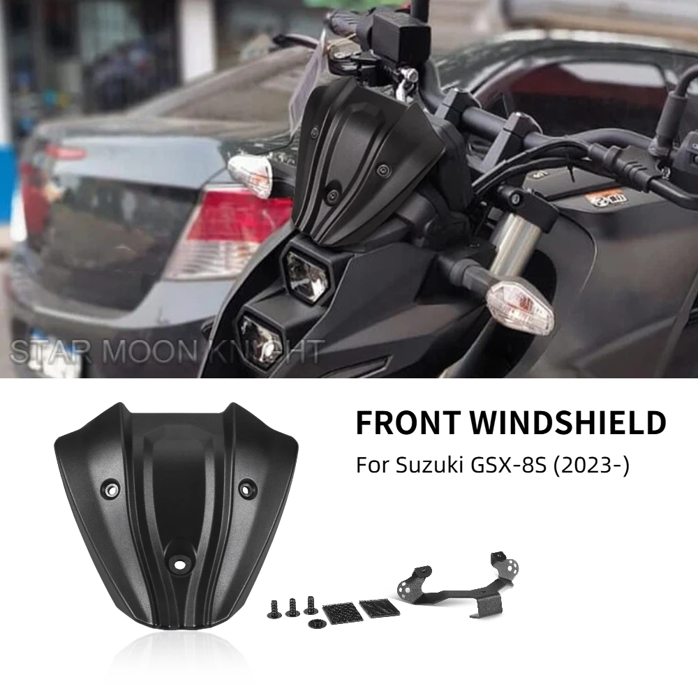 For SUZUKI GSX-8S GSX8S GSX 8S 2023 2024 2025 Motorcycle Front Windshield Sports Touring WindScreen Visor Deflector Fly Screen