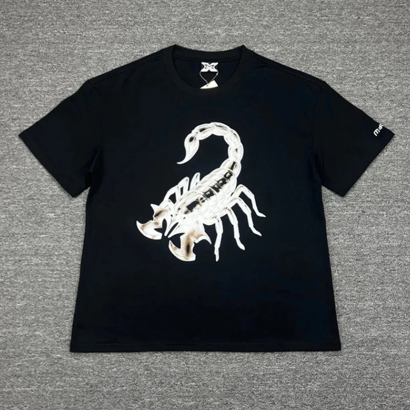 26SS Mertre Men's T-shirt Y2K Scorpion Printing High Quality Leisure Short Sleeve Top Multiple Styles Fast Delivery
