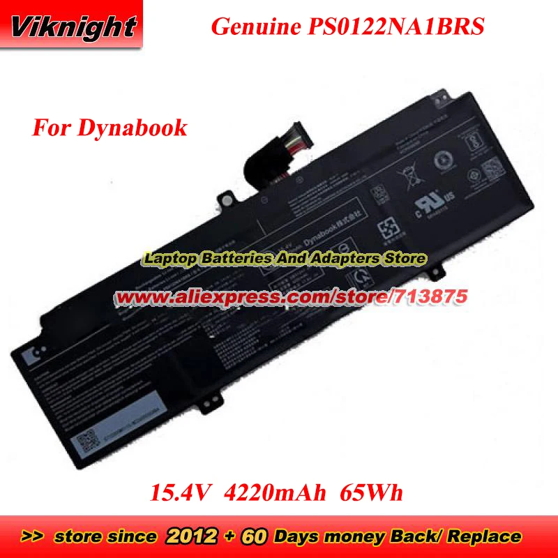 

Genuine PS0122NA1BRS Battery for Dynabook X40L-K P50122NA1BRS 15.4V 4220mAh 65Wh