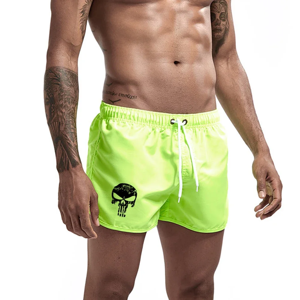 Brand Pocket Quick Dry Swimming Shorts For Men Swimwear Man Swimsuit Swim Trunks Summer Bathing Beach Wear Surf Boxer Brie
