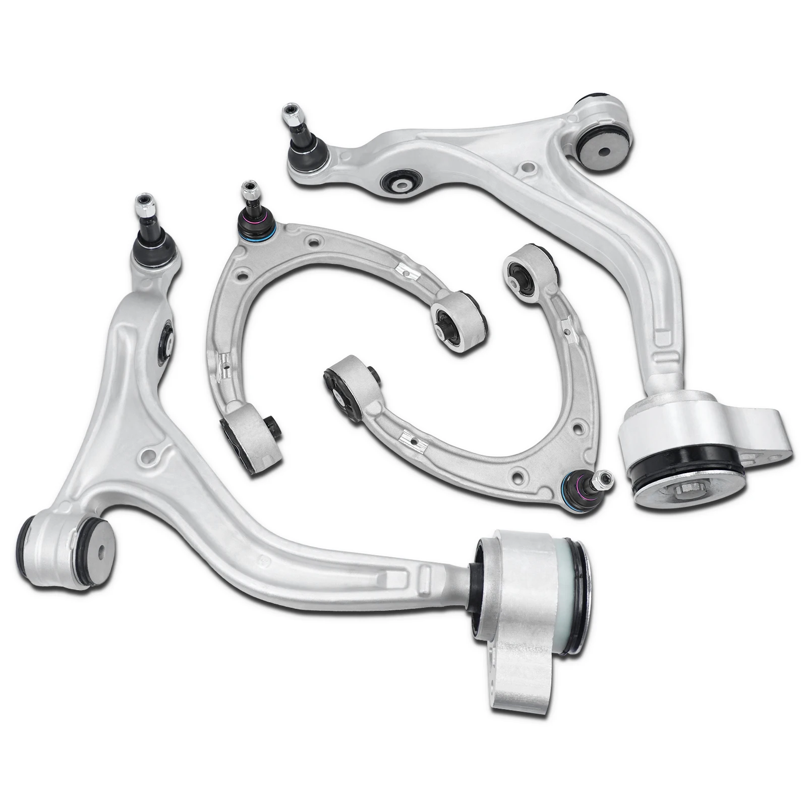 AzbuStag 4Pcs Front Upper Lower Left Right Control Arm Assembly for Porsche Panamera Sport Turismo 971 2017 971407151H