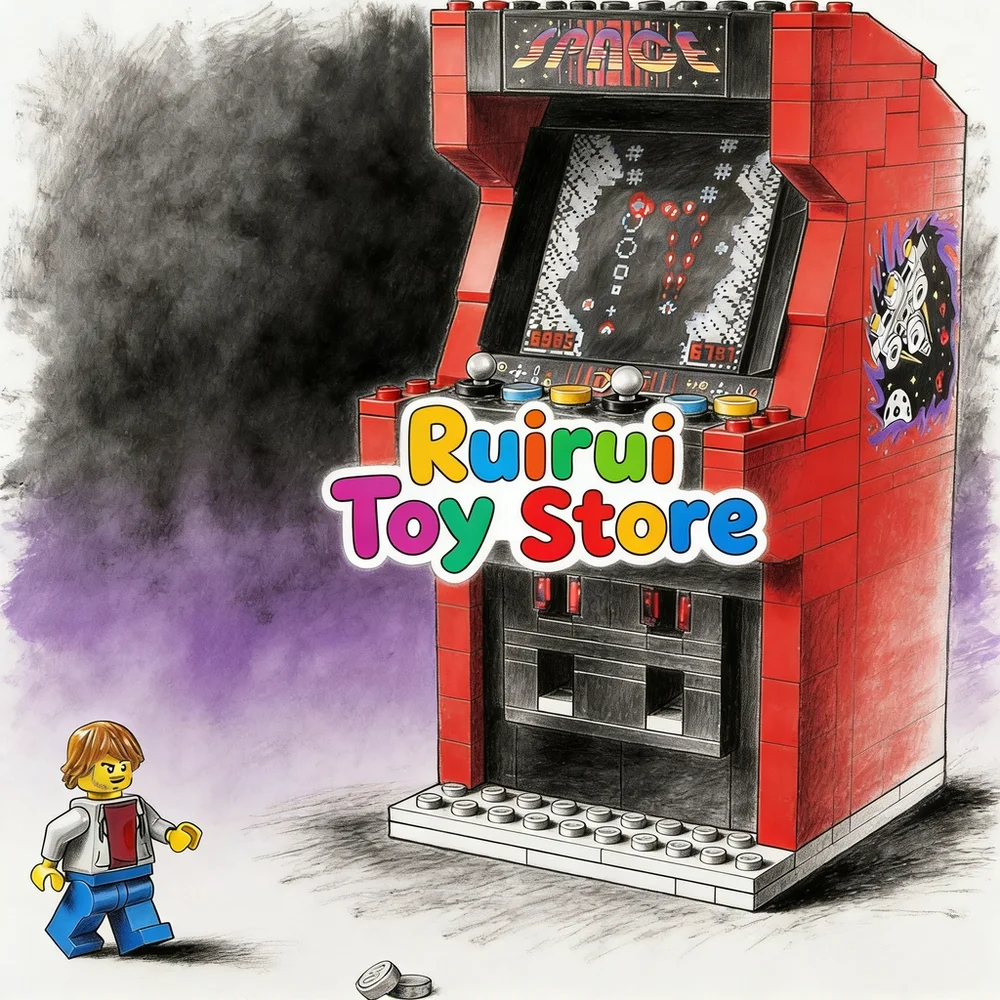 

New Building Blocks Set - Compatible With 40805 Mini Arcade Machine Toy, Perfect Birthday & Christmas Gift For Boys And Girls