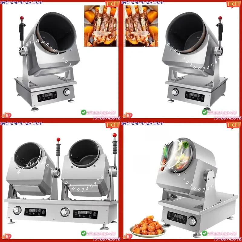 CE Certificate High Efficiency Commercial Electric Restaurant Frying Machine 2.5kg for Vegetables with Rotating Drum PLC