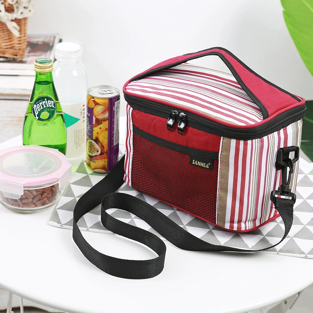 SANNE 5L Simple and Stylish Waterproof Cooler Bag Insulated Lunch Box Thermal Lunch Bag for Kids Thermo Lunch Bag Picnic Bag