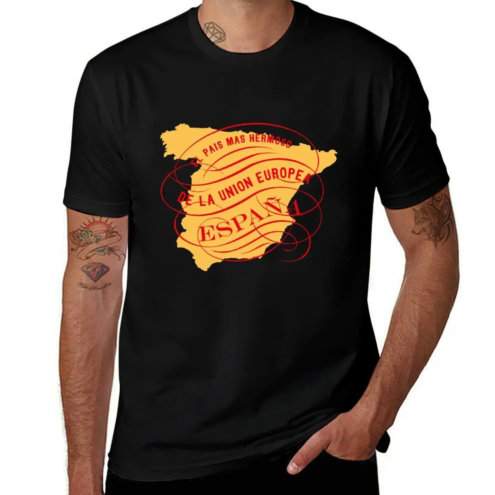 

Spain T-Shirt blanks summer top boys animal print t shirts for men graphic
