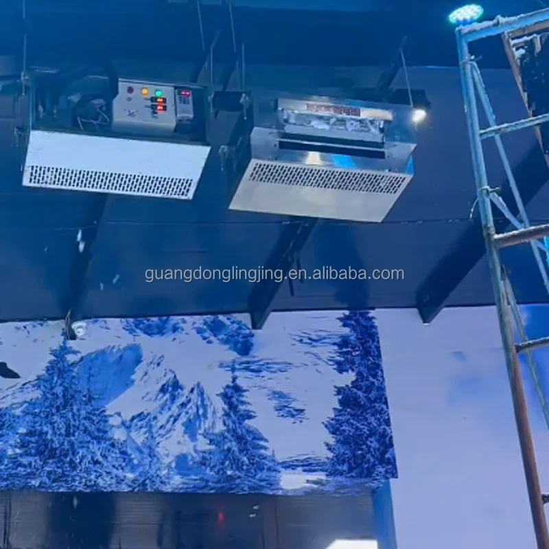 Commercial Indoor Snowfall Machine Real Snow Generator for Spa Complex Scenery Landscapes