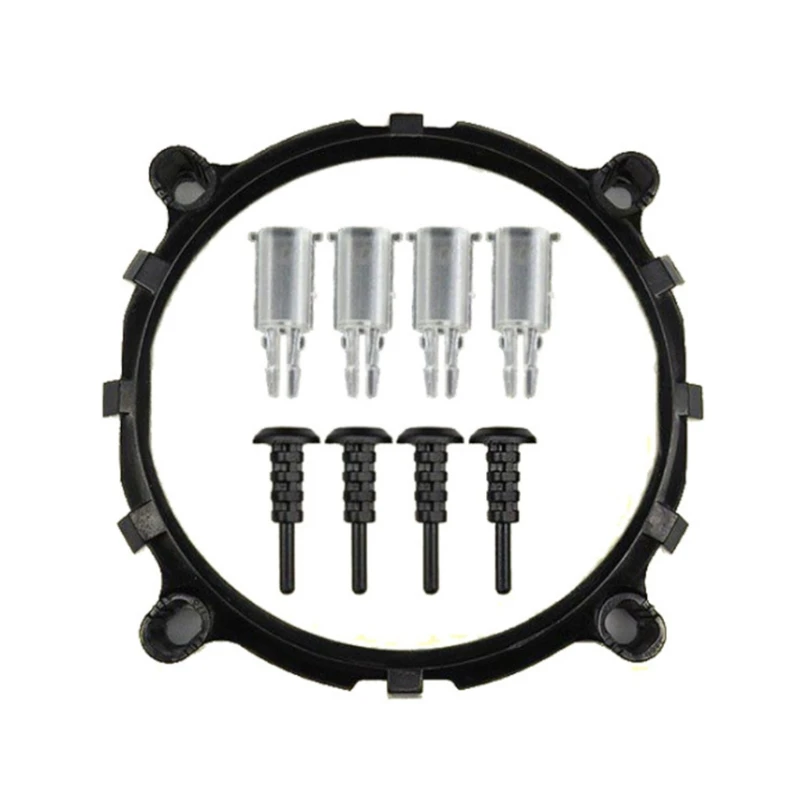 Комплект монтажного кронштейна для вентилятора радиатора, кронштейн радиатора процессора для LGA775/1150/1155/1156, регулируемый