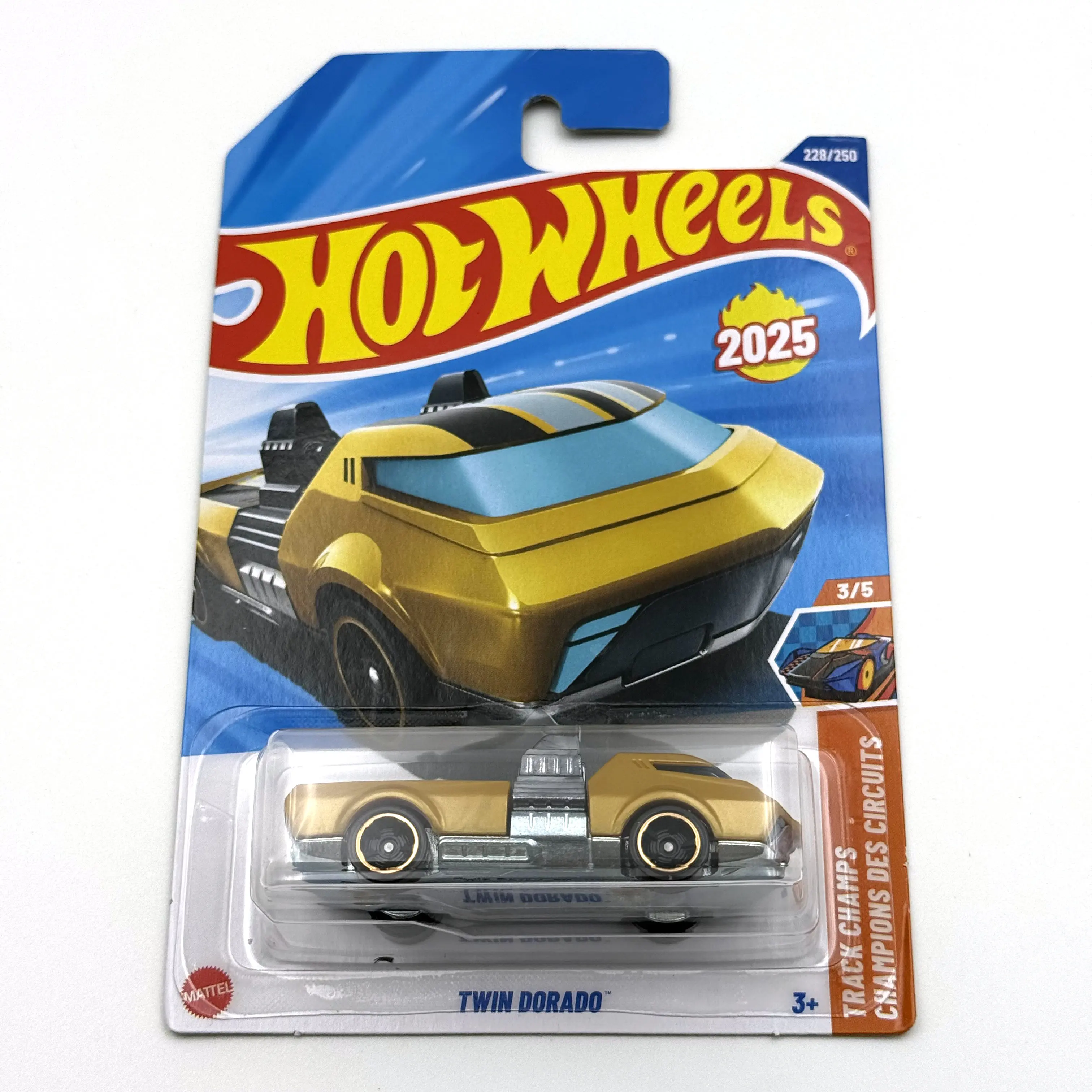 

2025-228 Hot Wheels Cars Twin Dorado 1/64 Metal Die-cast Model Toy Vehiclesoy Vehicles
