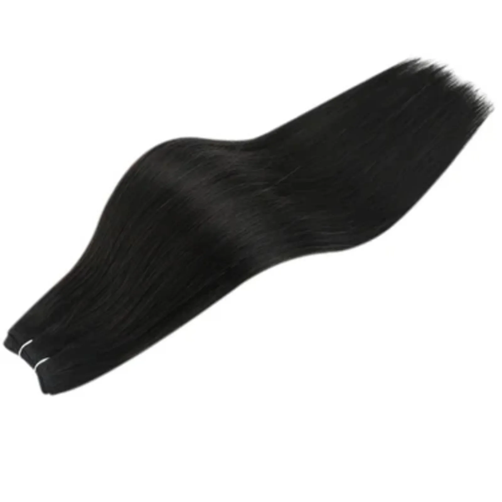 YoungSee Virgin Sew in Weave Hair Extensions Pure Color 100% Human Hair Extension Full Head Hair 14-24Inch 50G