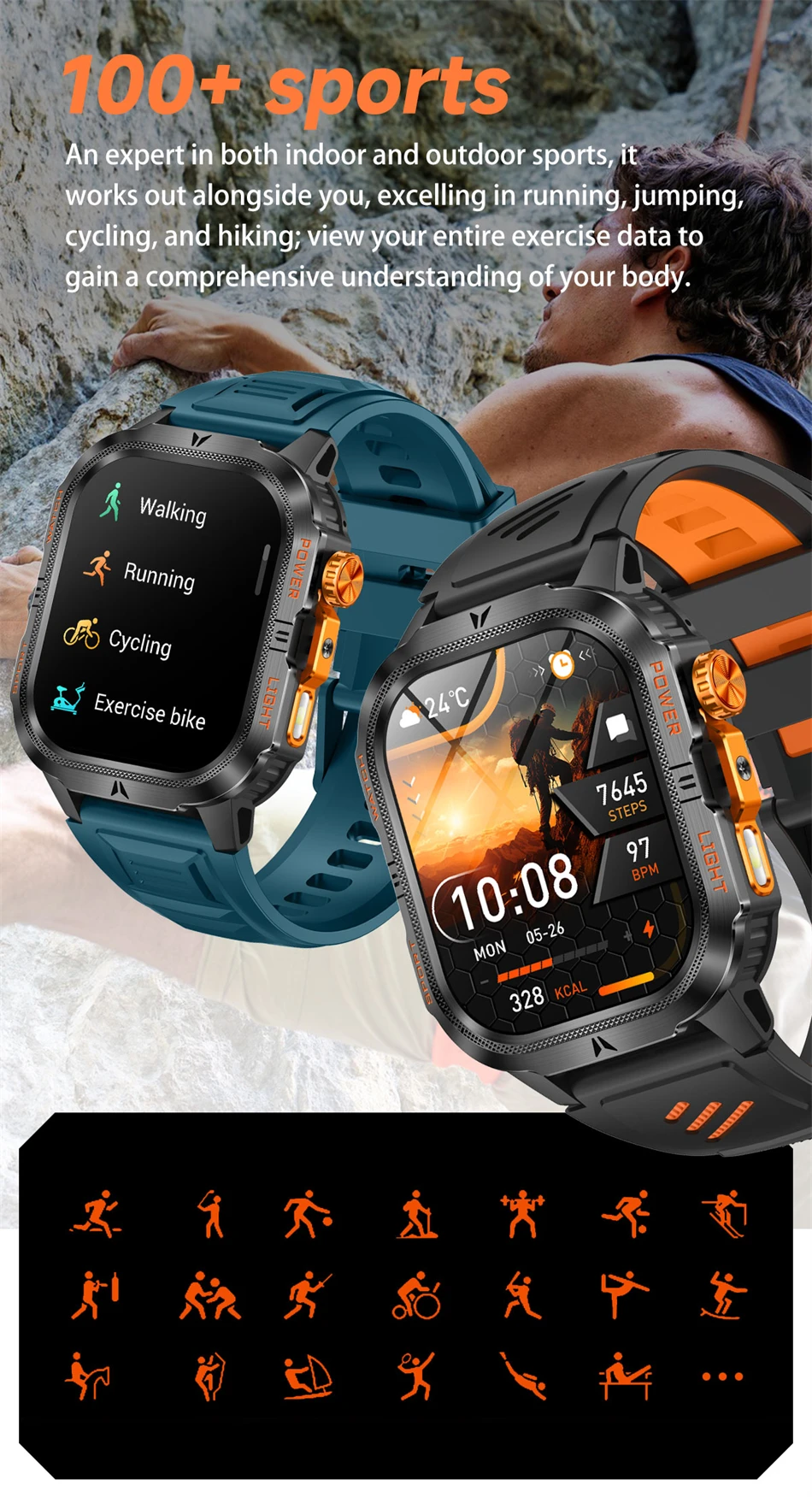 Men Smart Watch With Gps And Bluetooth Calling Amoled Display_voghion.com