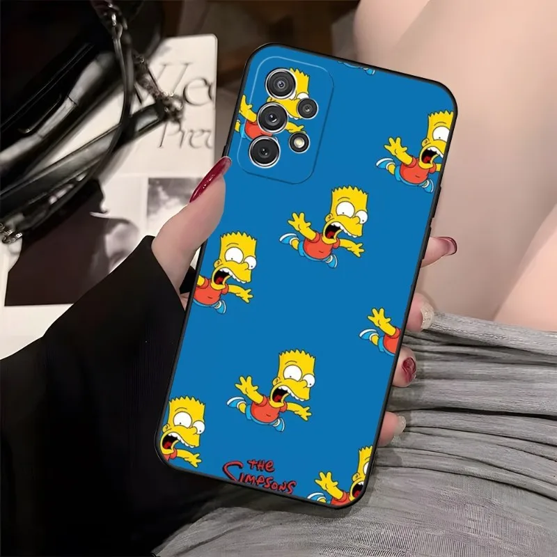 Simpson Family Phone Case For Samsung A 50 50s 33 53 23 22 21 20 40 70 S 72 81 12 32 51 52 4g 5g Cellphones Coque