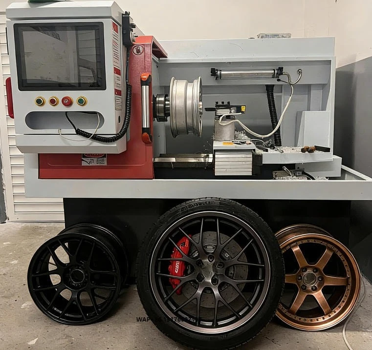 Factory Price CE Certified Fully Automatic CNC Lathe Machine Diamond Cutting Machine  for Alloy Rim Repair