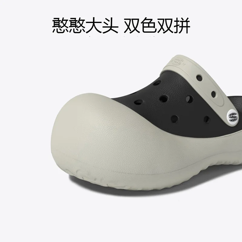 Hole Garden Shoes For Men 2024 Summer Instagram Women Thick Soled Soft Soled Outdoor Beach Sandals For Couples