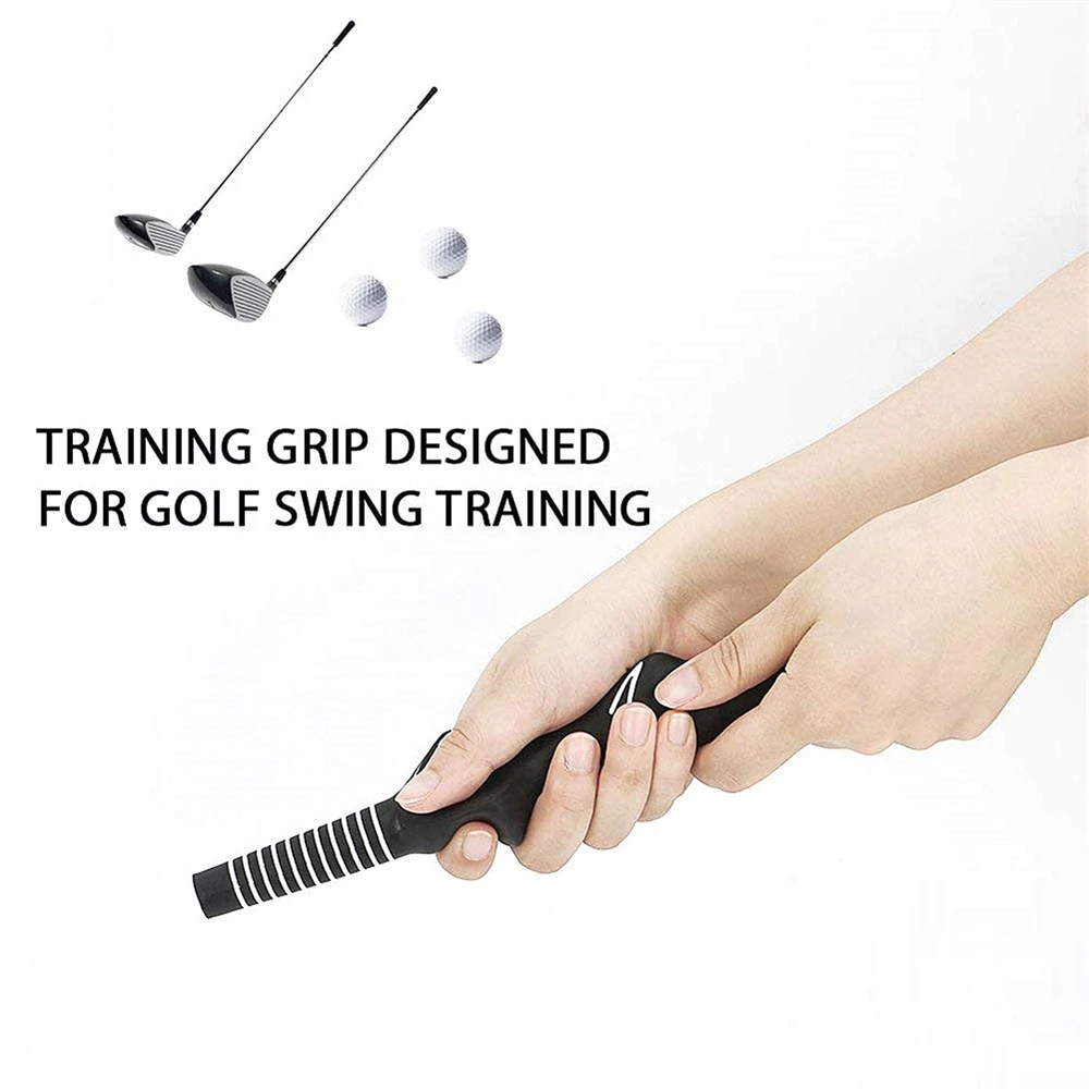 2 Pcs/set Golf Club Rubber Grips for Men and Women, Swing Training Grip, Standard Teaching Practice Training, Right/Left Hand