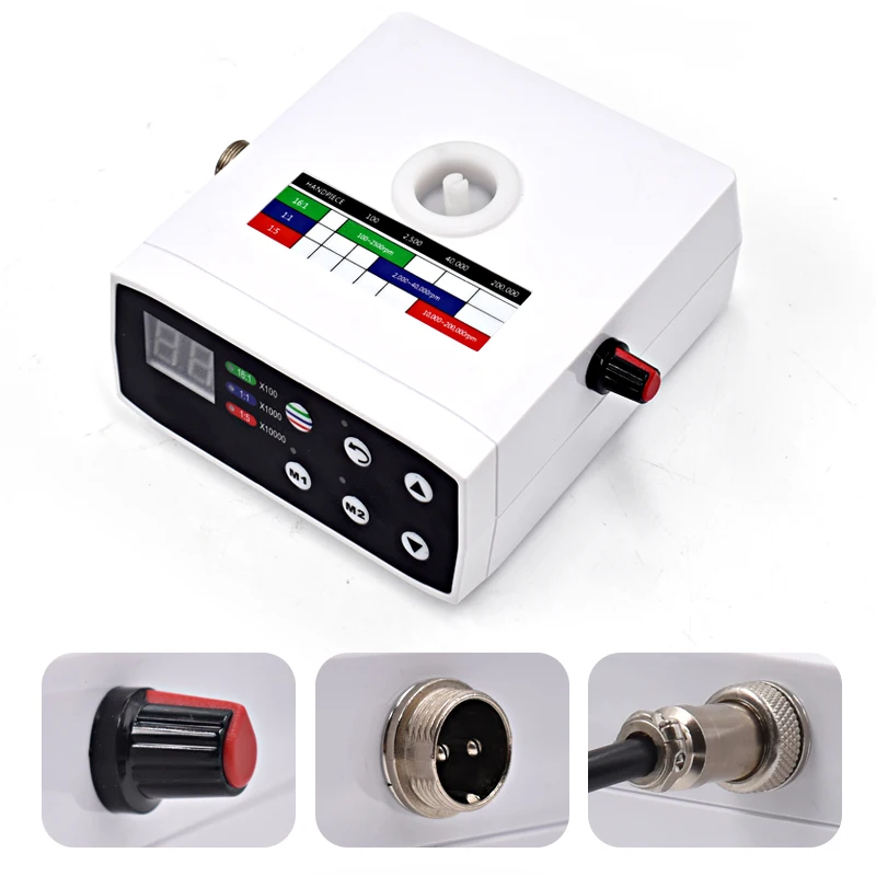 Dental Electric Micro Motor LED Brushless Micro Motor with Water Tank Micromotor Foot Control Fit for 1:1/1:5 Contra Angle