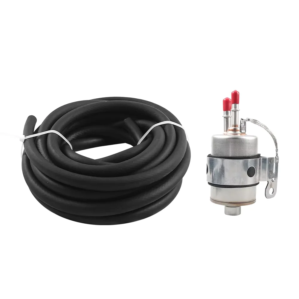 LS 변환 연료 필터 조절기 연료 분사 라인 설치 키트 EFI FI 압력 조절기 연료 설치 검정색 실버