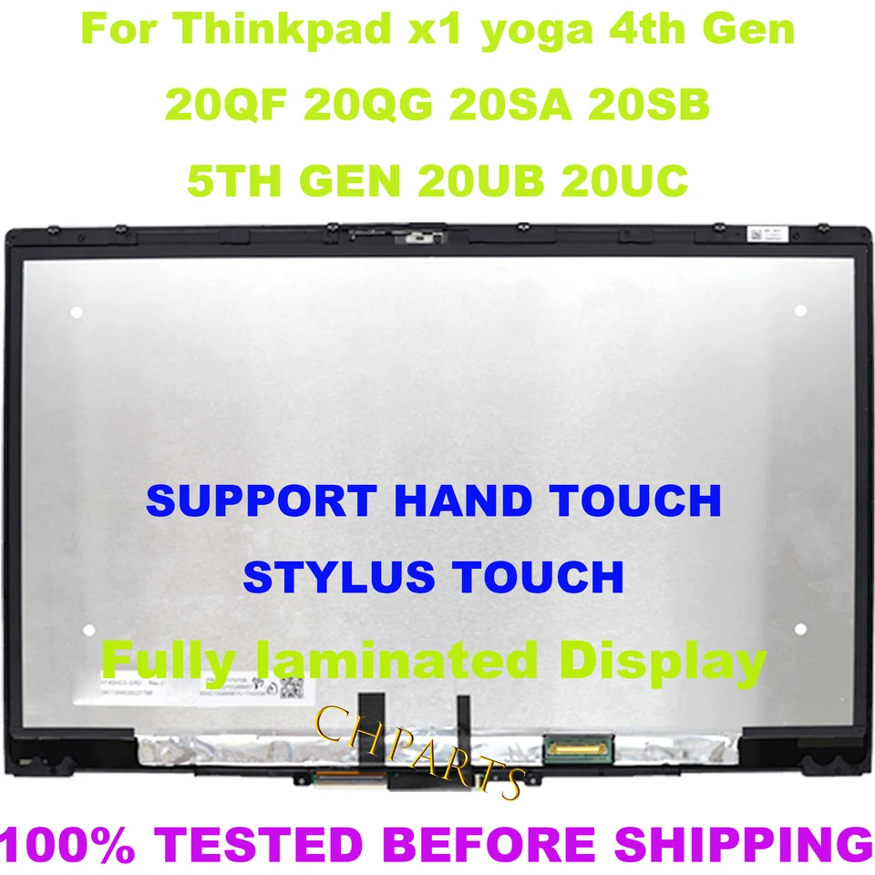 For Lenovo ThinkPad X1 Yoga 4TH 5TH GEN 20QF 20QG 20SA 20SB 20UB