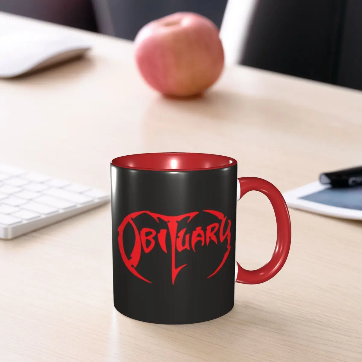 Adult Obituary Band Logo Death Metal Trucker Mug Funny Ceramic Coffee Cups Tea Mugs Milk Cup Drinkware Gifts for Friends
