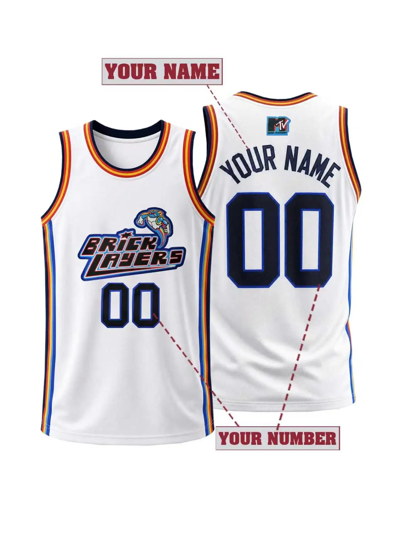 Personalized Basketball Jersey Custom Embroidered Name and Number Unisex Men Women Sports Tank Top Casual Streetwear