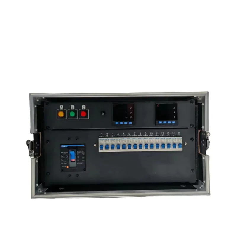 63A 5Pin Input 15 Channels 16A Outputs Power Distribution Distro Equipment Box for Led Stage