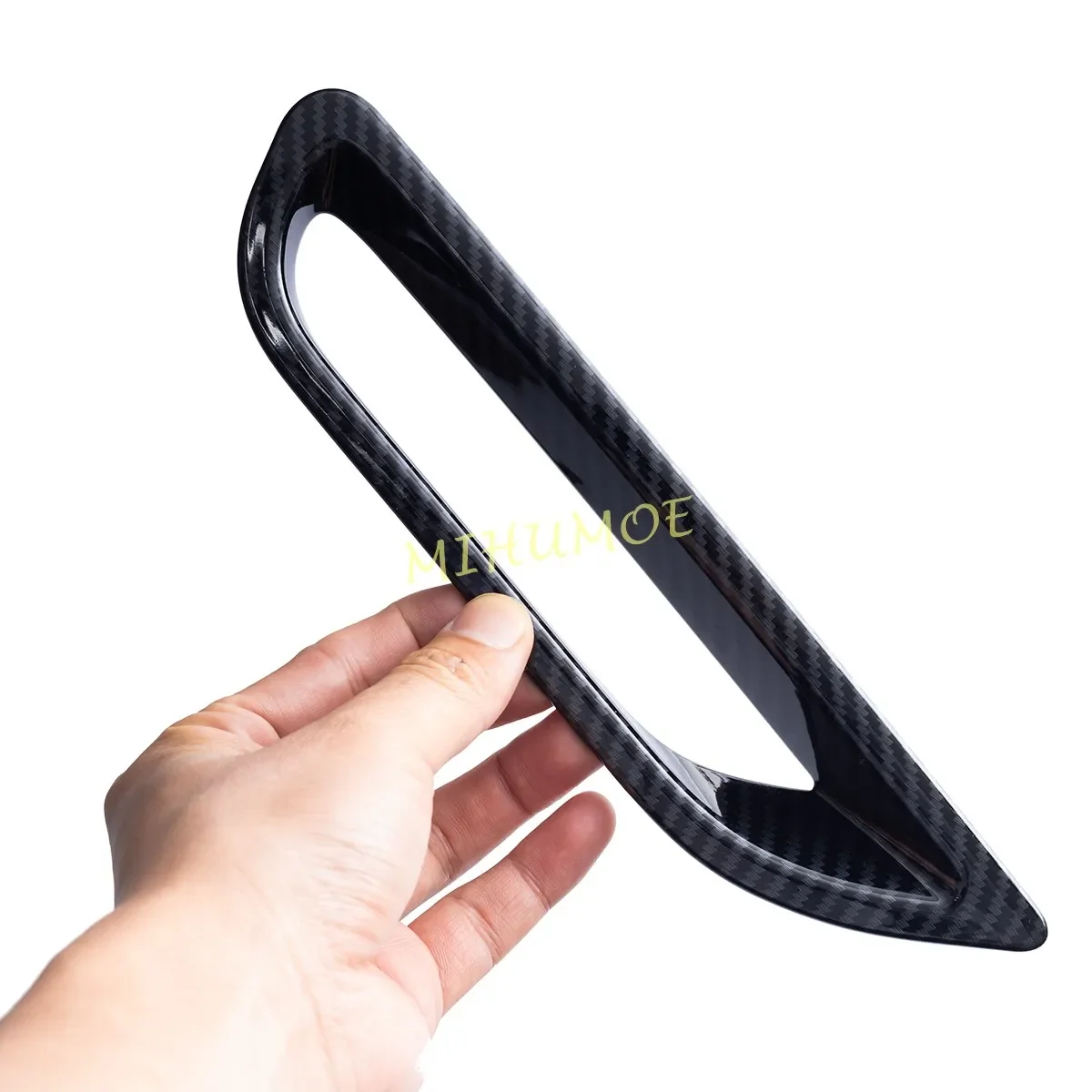 لميتسوبيشي أوتلاندر سبورت ASX 2020-2023 المصد الخلفي الخارجي الضباب الخفيف غطاء ألياف الكربون تصفيف السيارة #2